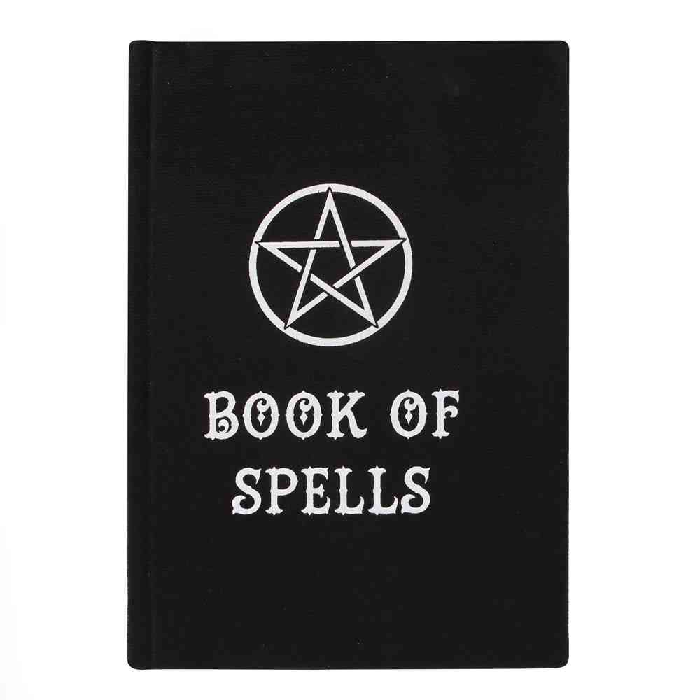Something Different - Black Magic Book of Spells Velvet Notitieboek - Zwart